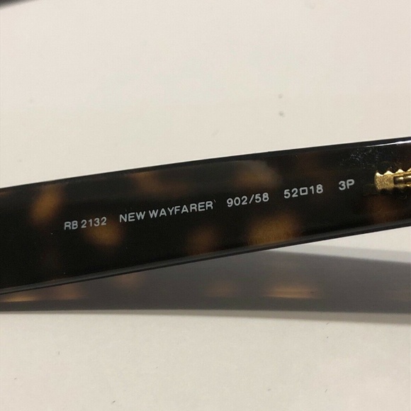 Ray Ban NEW Wayfarer RB2132 Tortoise - Polorized G-15 lens - Picture 8 of 9